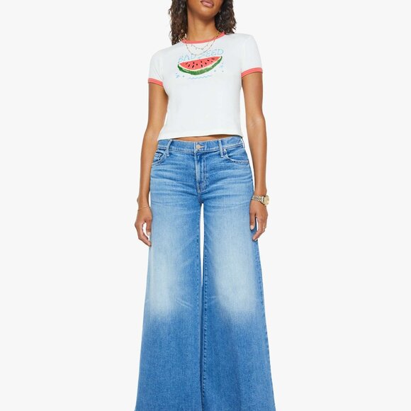 NWT MOTHER The Itty Bitty Cotton Graphic Baby Tee (Bad Seed) - Picture 5 of 5